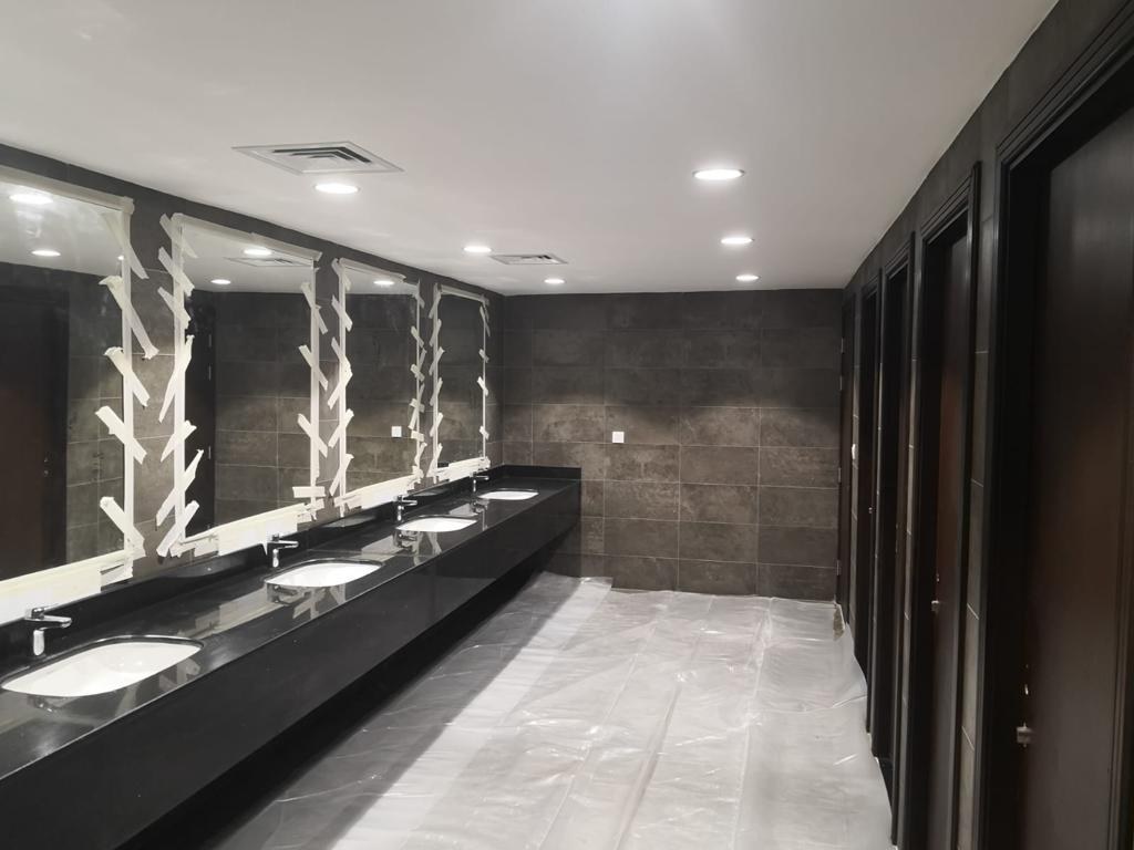 Washroom interior finishes