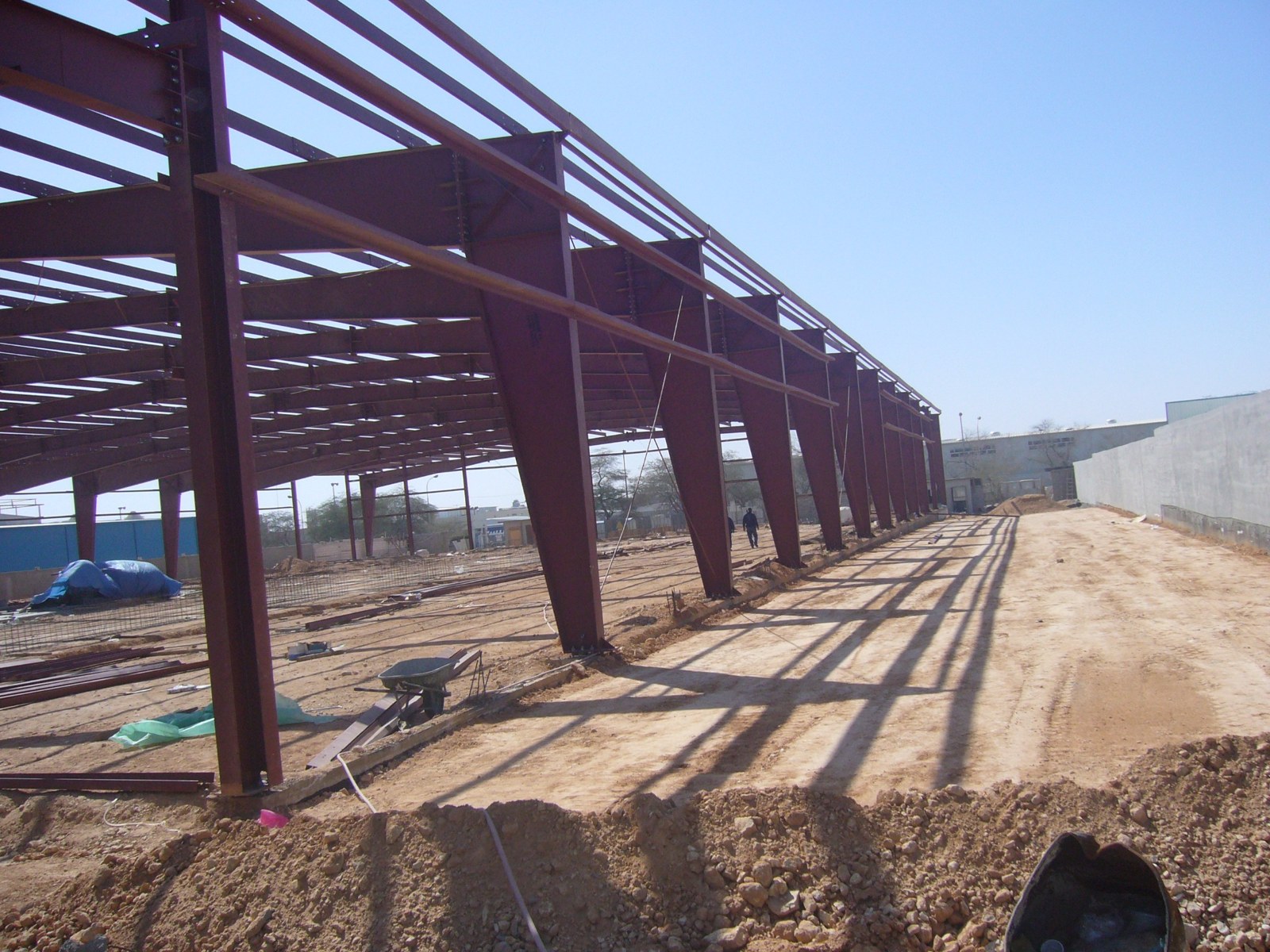Structural steel erection